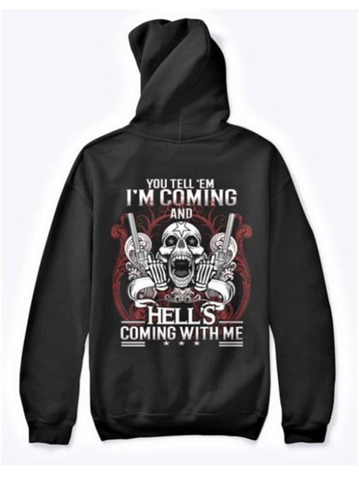 Cowboy Skull Guns Style You Tell Em I'm Coming And Hell's Coming With ...