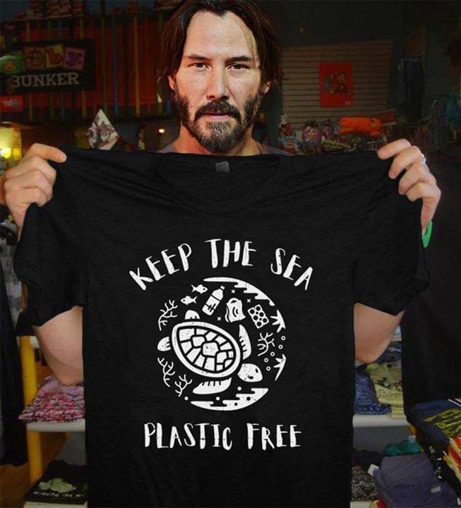 Keep The Sea Plastic Free - TeePython
