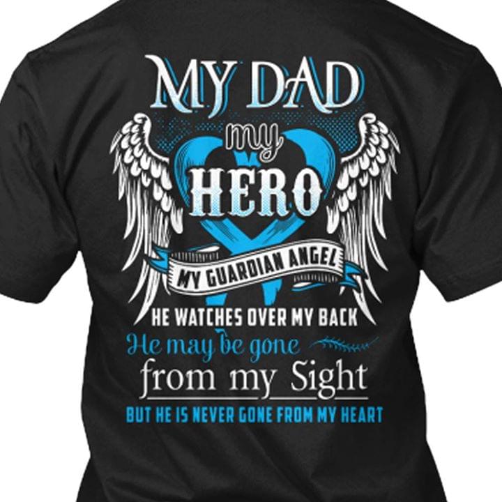 my dad is my angel shirt