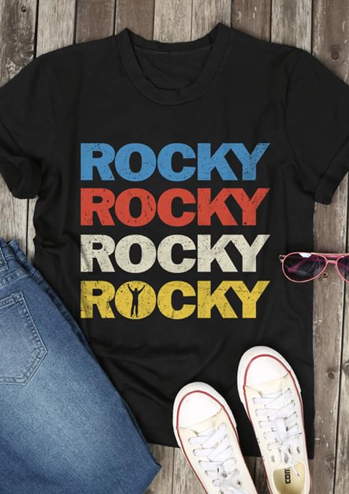 Colorful Rocky Rocky Rocky Rocky Vintage Shirt - TeePython