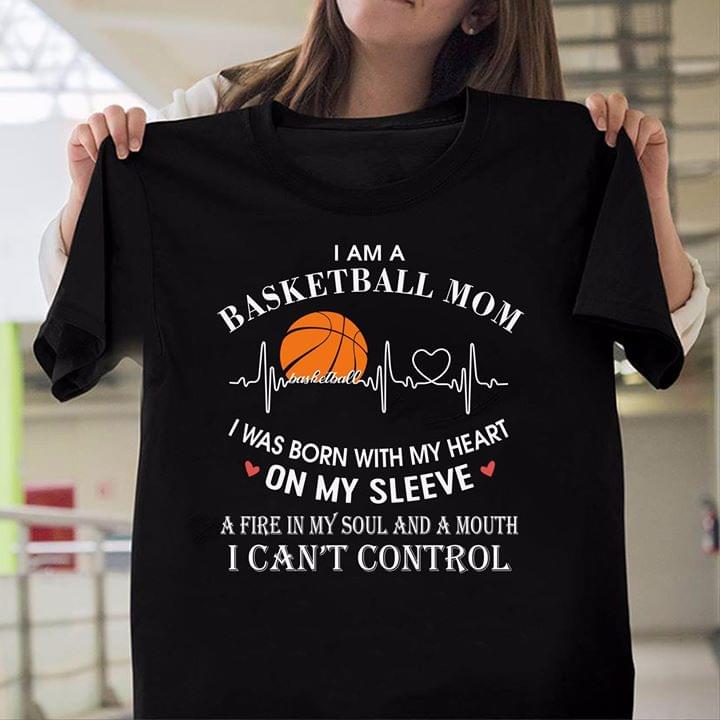 I Am Basketball I Was With My Heart On My Shirt -
