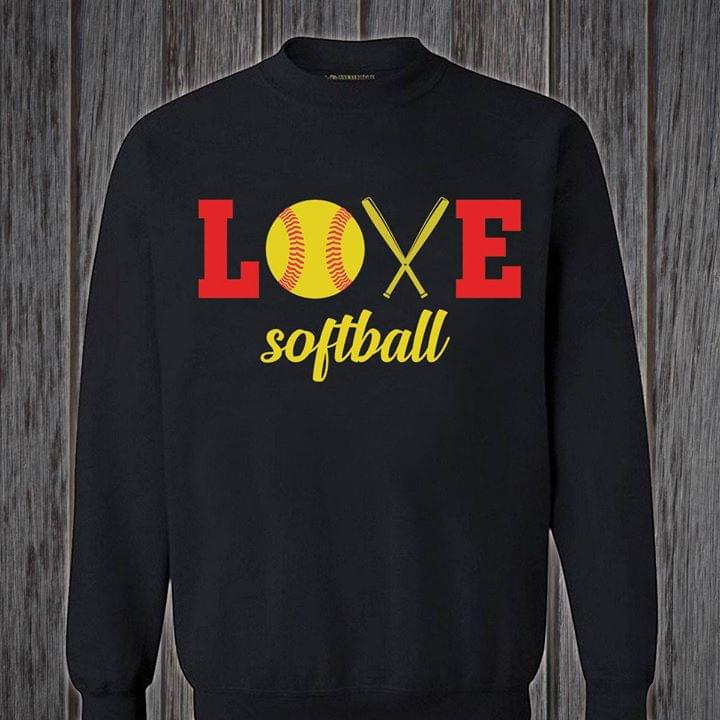 softball heart shirt