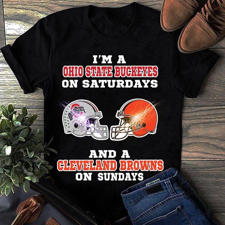 ohio state cleveland browns shirt