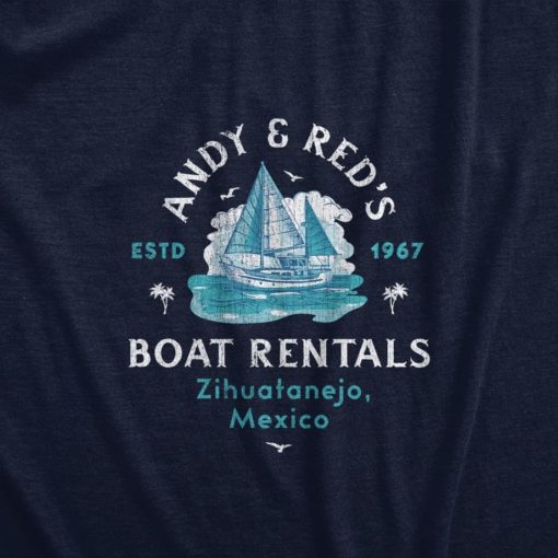 andy and red's boat rentals t shirt