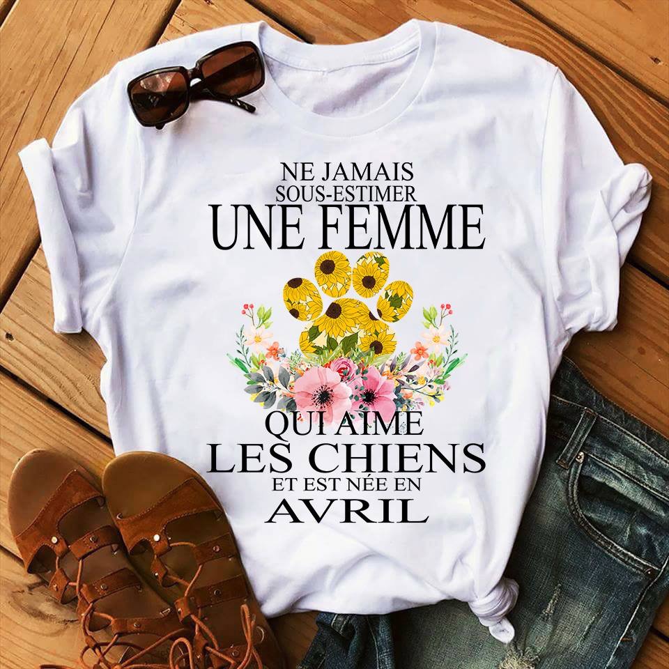 Charmant neufund Pays T-shirt Femmes Slogan Cadeau Idée Race Chiens propriétaire