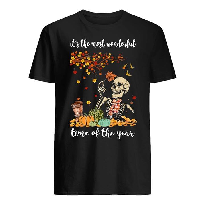 It's The Most Wonderful Time Of The Year Halloween Skeleton Shirt ...