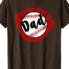 Baseball Dad And Son The Simple Love Family Father's Day Shirt