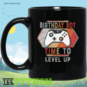 Birthday Boy Time To Level Up Gaming Gamer Vintage