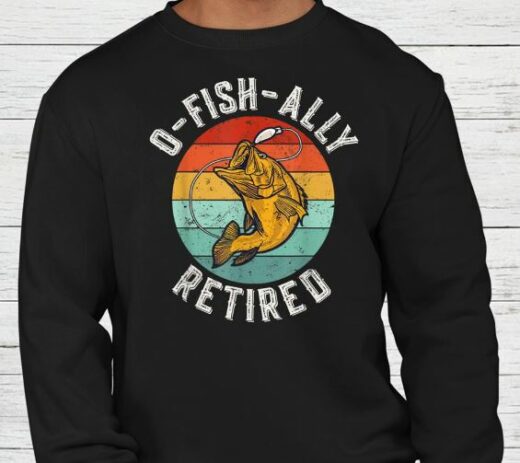 O Fish Ally Retired Vintage Outdoor Fishing Shirt