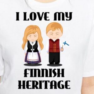 I Love My Finnish Heritage Home Hometown Shirt
