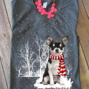 Chihuahua Winter Forest Christmas Shirt