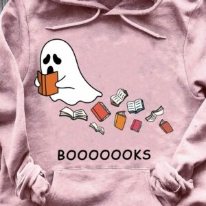 Ghost Read Book, Bookworm Halloween Shirt