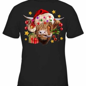 Cow Farmer In Christmas Shirt