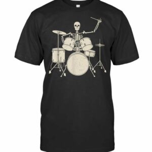 Skeleton Drummer Halloween Shirt